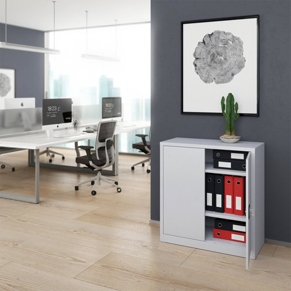 17 Stories 90 cm Aufbewahrungsschrank | Wayfair.de